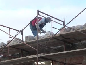 Stone Bank restoration underway in Bottineau, ND