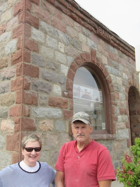 Restoring a landmark in ND. The Stone Bank